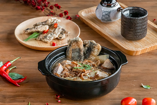 素食料理砂鍋素魚頭美味居家防疫料理
